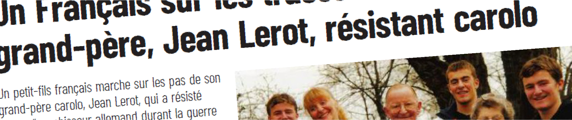 Article Jean Lerot Nouvelle Gazette